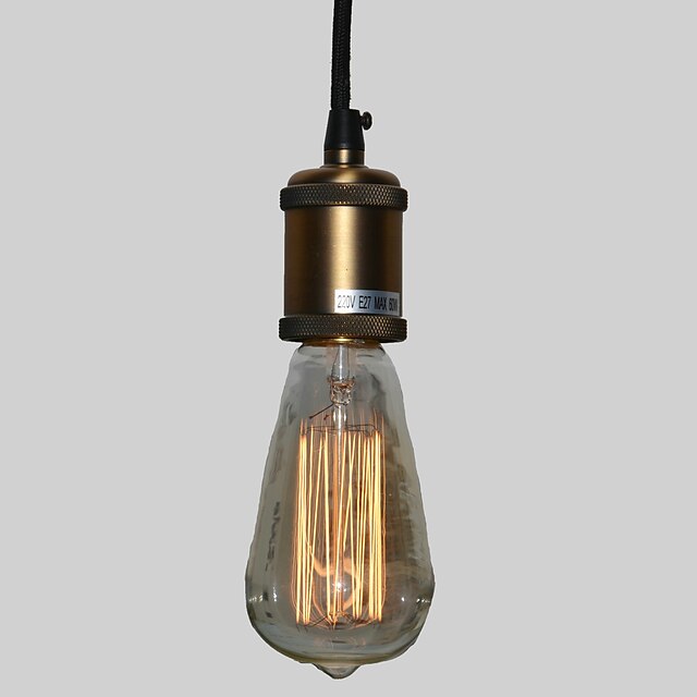  Lámparas Colgantes Luz Downlight Galvanizado Vidrio Mini Estilo 110-120V / 220-240V Bombilla incluida / E26 / E27