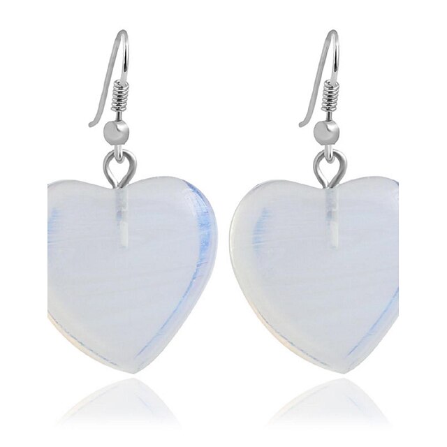  Women's Heart Fashion Earrings Jewelry Transparent For Wedding Party