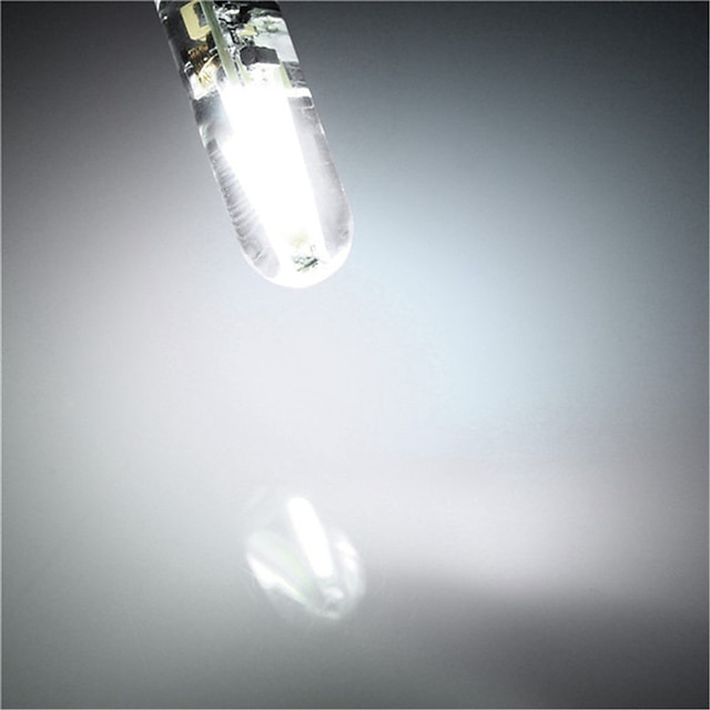 5pcs 1.5 W LED Bi-pin Lights 150 lm G4 T 2 LED Beads COB Decorative Warm White Cold White 12 V / 5 pcs / RoHS