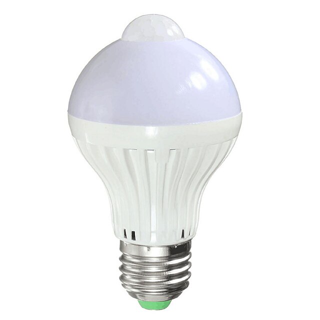  5 W 150-200 lm B22 / E26 / E27 LED-älyvalot A90 5 LED-helmet Teho-LED Tunnistin / Infrapunasensori Lämmin valkoinen 85-265 V