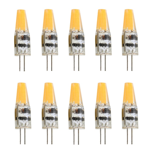  10 Stück 2 W LED Doppel-Pin Leuchten 200-250 lm G4 T 1 LED-Perlen COB Dekorativ Warmes Weiß Kühles Weiß 12 V
