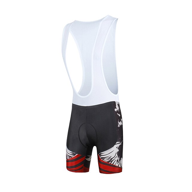  ILPALADINO Herre Bib Shorts Sommer Lycra Sykkel Sykkelshorts Med Seler Bukser Bunner Vindtett 3D Pute Anatomisk design sport Veisykling Klær Komfortabel form Sykkelklær / Pustende / Hurtigtørkende