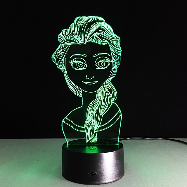  3D Nightlight Decorative USB 1 pc
