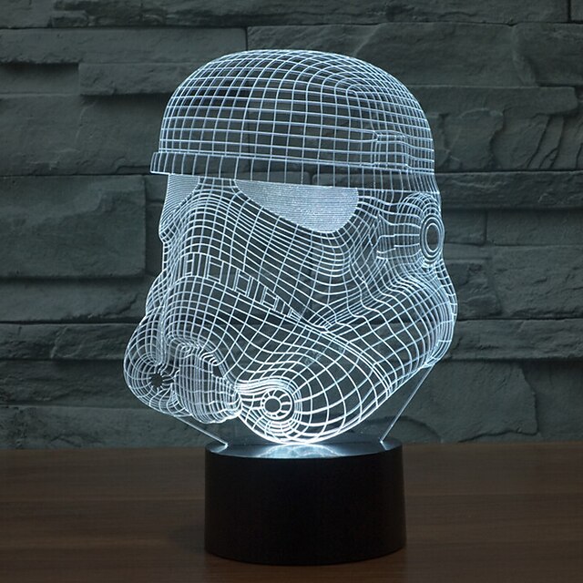  1 st 3D nattlampa Dekorativ LED
