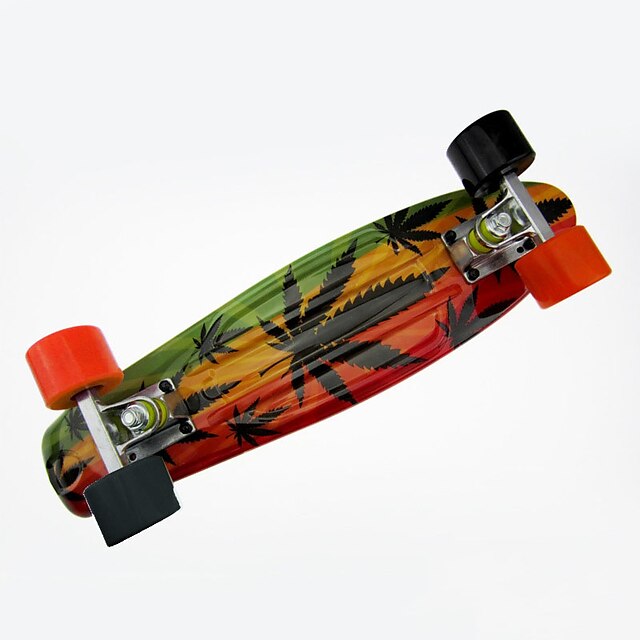  krążowniki Skateboard PP (polipropylen) Orange Pomarańczowy/Czarny Kwiat