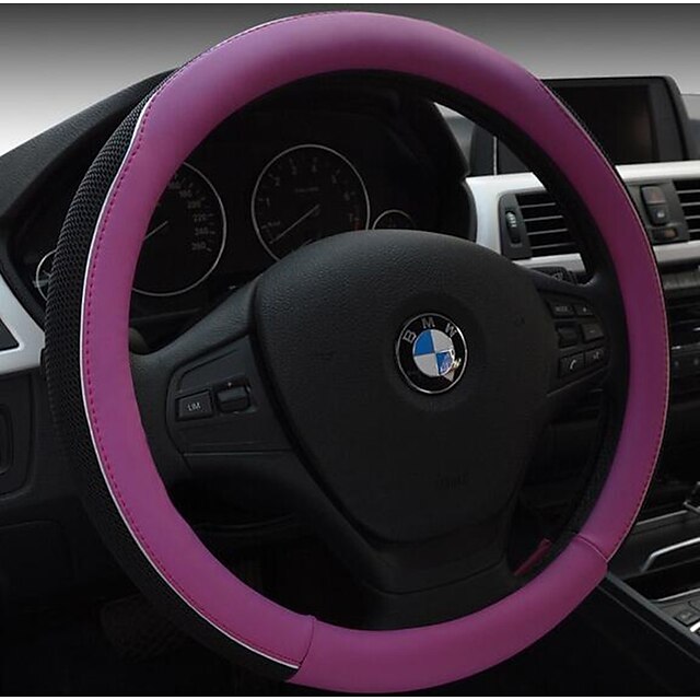  Car Steering Wheel Cover Slip Breathable Absorbent Taste Feel Comfortable And Durable
