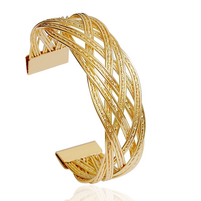  Dames Bangles Modieus Legering Armband sieraden Gouden / Zilver Voor Bruiloft Feest