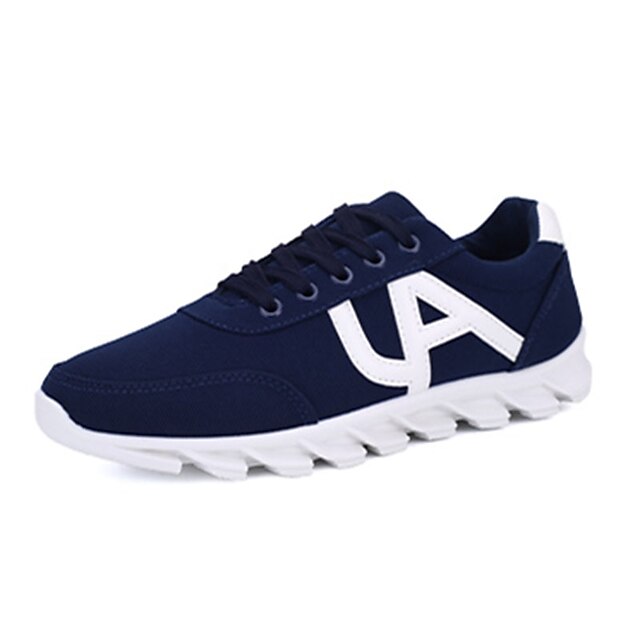  Unisex Sneakers Spring / Fall Comfort Tulle Casual Flat Heel Black / Blue Walking