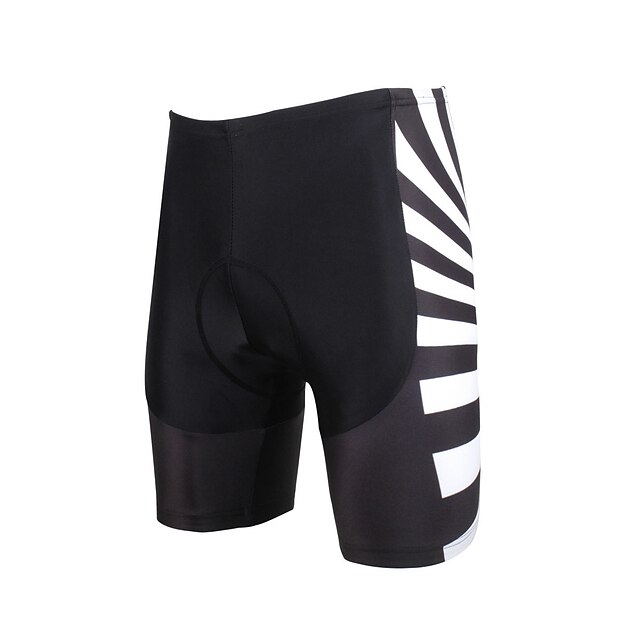  ILPALADINO Herre Unisex Fôrede sykkelshorts Sykkel Shorts Bukser Bunner Vindtett Pustende 3D Pute sport Lycra Svart Veisykling Klær Komfortabel form Sykkelklær / Fort Tørring / Anatomisk design