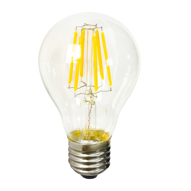  E26/E27 LED-glødepærer B 6 leds COB Dekorativ Varm hvit 640-800lm 3000-3200K AC 220-240V 
