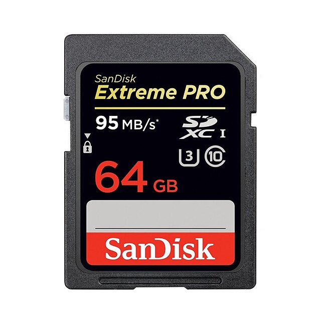  SanDisk 64GB Tarjeta SD tarjeta de memoria Clase 10 U3 UHS-II V30 Extreme PRO