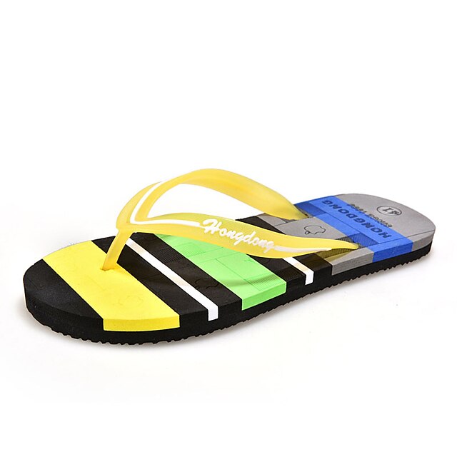  Unisexo Tecido Verão Conforto Chinelos e flip-flops Antiderrapante Amarelo / Rosa claro / Verde