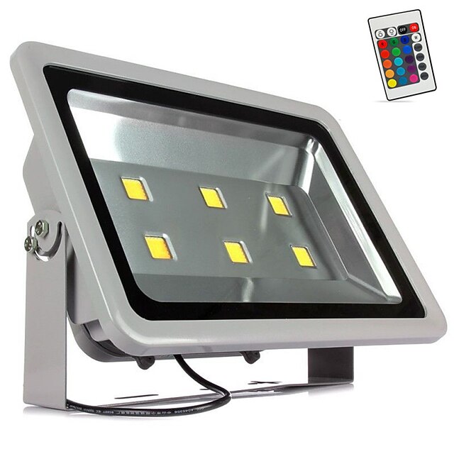  LED-lyskastere Vanntett / Dekorativ RGB 85-265 V Utendørsbelysning 6 LED perler