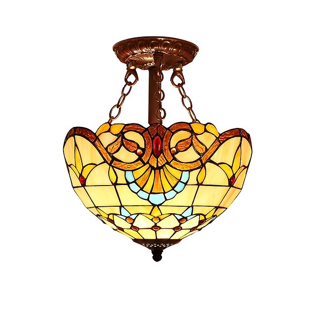  2-Licht 30cm LED Designer Einbauleuchten Glas Glas Andere Tiffany 110-120V 220-240V / E26 / E27