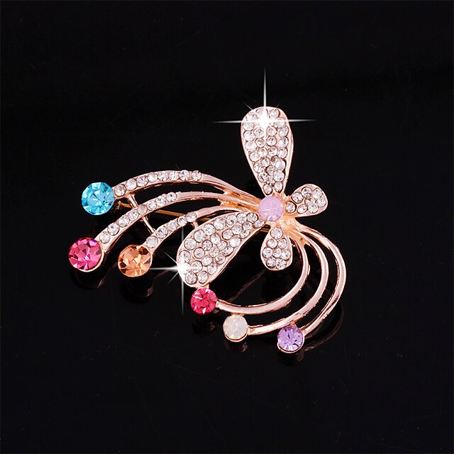  Women's Brooches Fashion Brooch Jewelry Golden For Wedding
