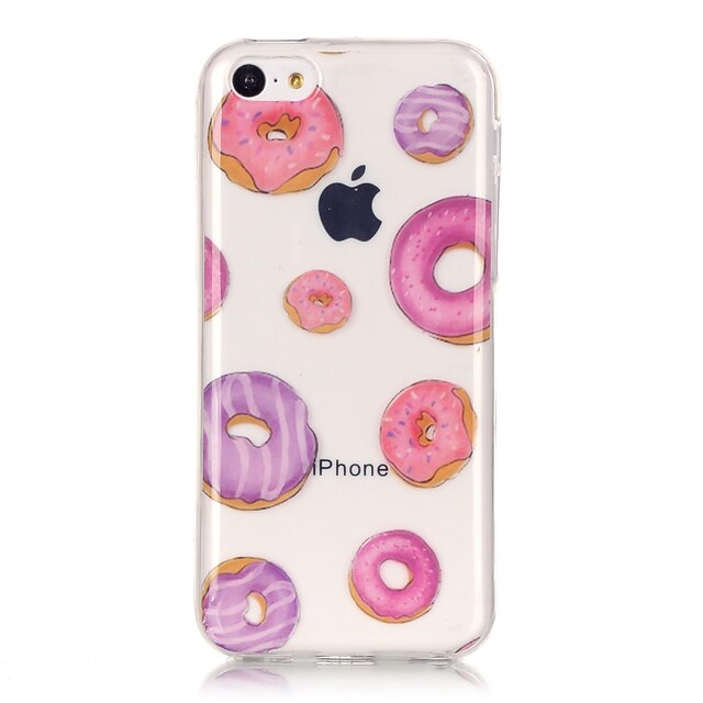  Custodia Per iPhone 6s Plus / iPhone 6 Plus / iPhone 6s iPhone 6s Plus / iPhone 6s / iPhone 6 Plus IMD / Ultra sottile / Transparente Per retro Alimenti Morbido TPU