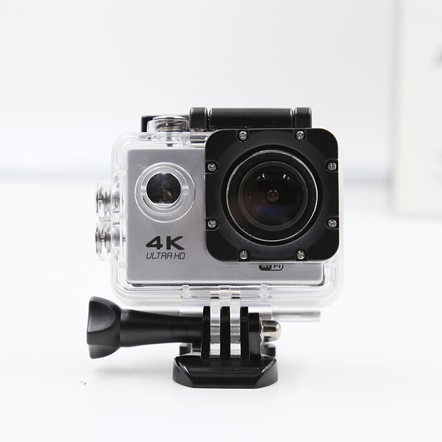  Sports Camera 4K  WIFI Waterproof Action Camera High Defenition 2.0 Inch Sports DV 360 Degree Sport Camera Silver