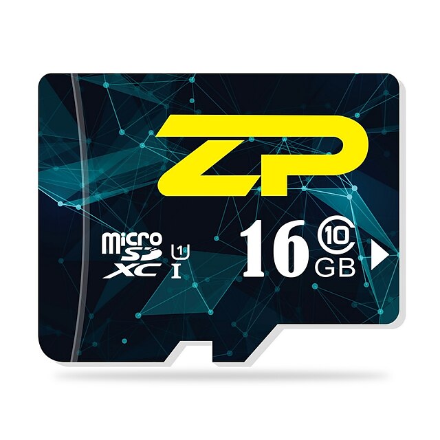  ZP  16GB UHS-I U1 / Class 10 MicroSD/MicroSDHC/MicroSDXC/TFMax Read Speed80 (MB/S)