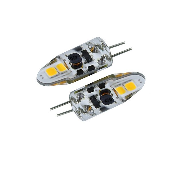  2pcs 3 W LED Bi-pin světla 200-350 lm G4 T 4 LED korálky SMD 2835 Voděodolné Ozdobné Teplá bílá Chladná bílá 12 V 24 V Baterie / 2 ks / RoHs