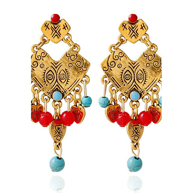  Women's Fashion Earrings Jewelry Gold / Silver For Wedding Party