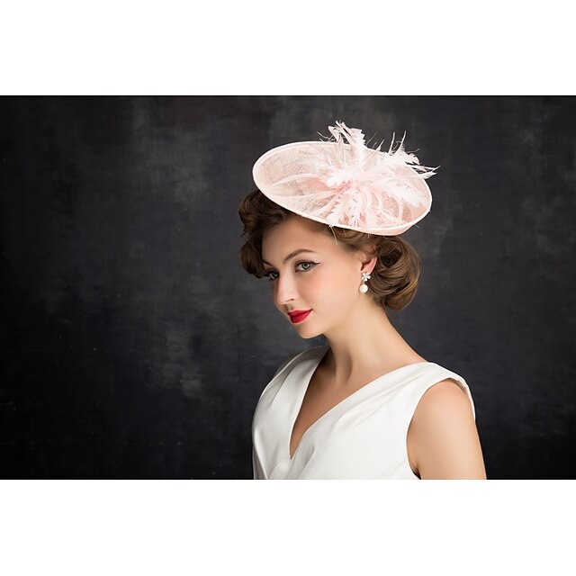  tiul lniany siatkowy fascinators headpiece klasyczny kobiecy styl