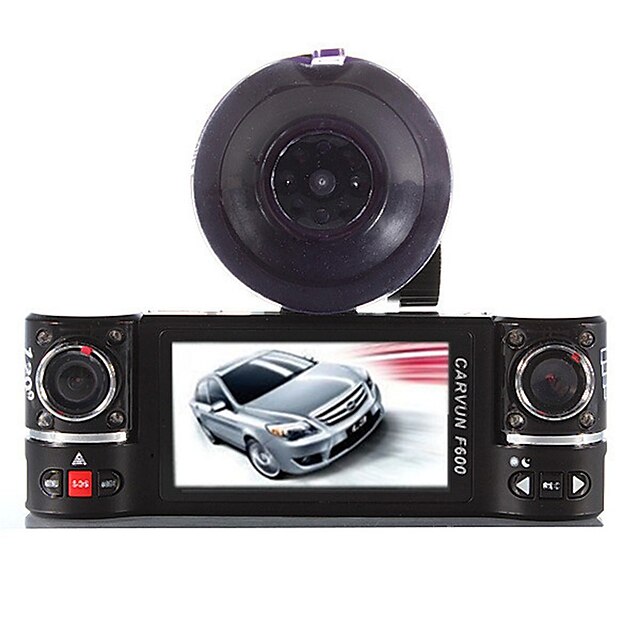  HD 1280 x 720 / 1280 x 480 / Full HD 1920 x 1080 G-Sensor / 720P / Video Out Car DVR 140 Degree Wide Angle 5.0 MP CMOS 2.8 inch Dash Cam with 4 infrared LEDs Car Recorder