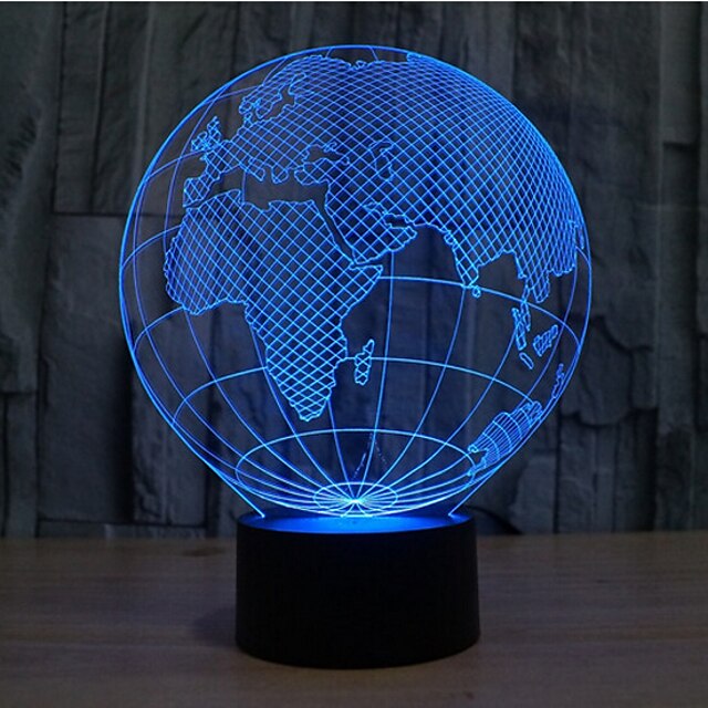  1 Stück 3D Nachtlicht Dekorativ LED