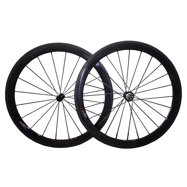  700CC Wheelsets Cycling 23 mm Road Bike Carbon / Full Carbon / Alloy Clincher 16-32 Spokes 50 mm