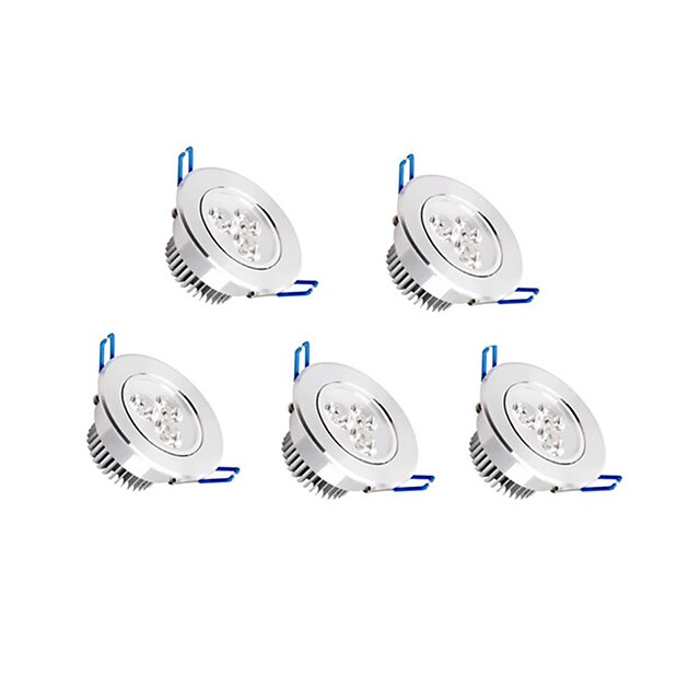  zdm 5pcs dimmable 3x2w светодиодная лампа высокой мощности мощностью 500-550 лм привело потолочные светильники встраиваемые дооснащенные светодиоды теплый белый холодный белый AC 110v / ac 220v