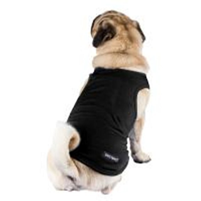  Κατοικίδια Σκύλος Veste Μονόχρωμο Στυλάτο Καθημερινά μινιμαλιστικό στυλ Normcore Χειμώνας Ρούχα για σκύλους Ρούχα κουταβιών Στολές για σκύλους Αναπνέει Λευκό Μαύρο Βυσσινί Στολές