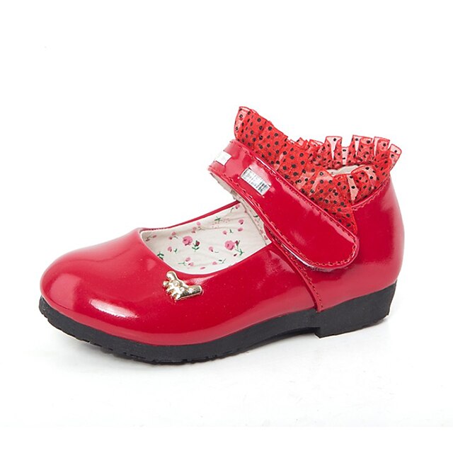  נעלי ספורט-PU-להאיר נעליים-אדום אלמוג-יומיומי-עקב שטוח