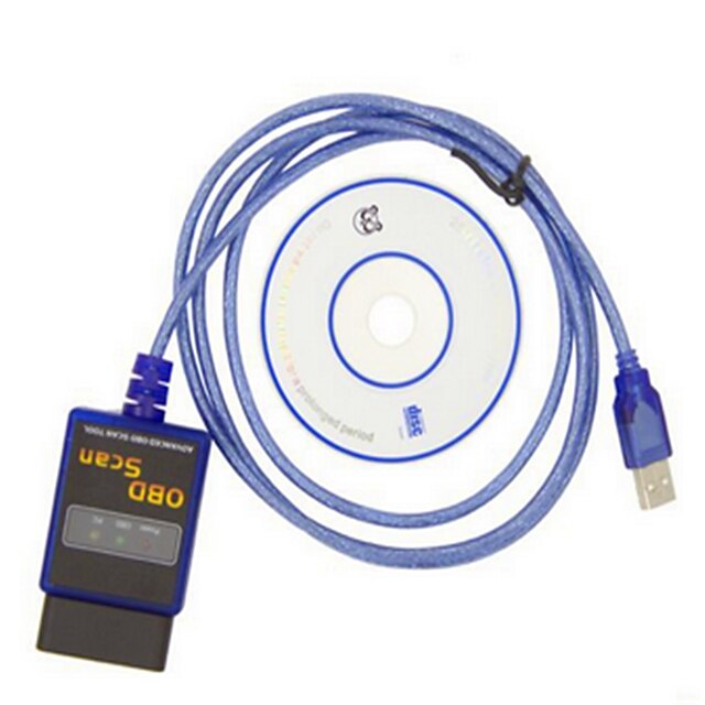  scansione mini usb elm327 auto OBD tester diagnostico connessione USB linea stabile