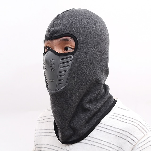 2018 new 3D Full Face Mask Fashion Bicycle Cycling Hat Balaclava Neck Warm Cap 
