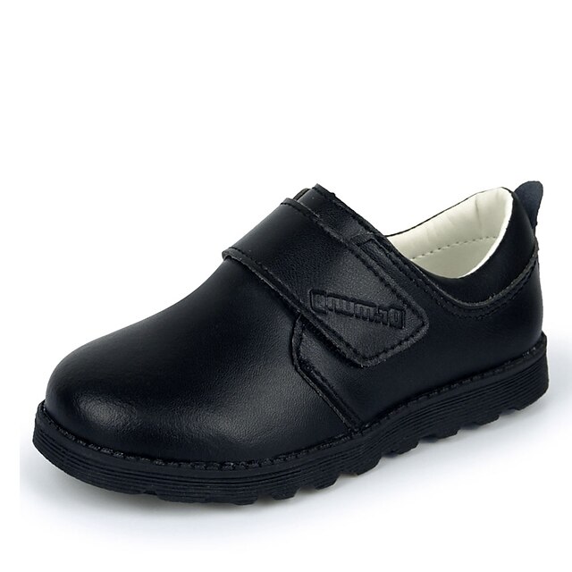  Boys' Comfort / LED Shoes Leather Oxfords Walking Shoes Hook & Loop Black Spring / Fall / Winter / Party & Evening / TR