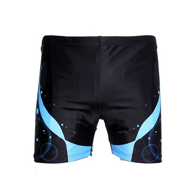  Sports Men's Swimwear Soft / Comfortable Swimwear Bottoms Extra Coverage & One Pieces Adjustable Black Black