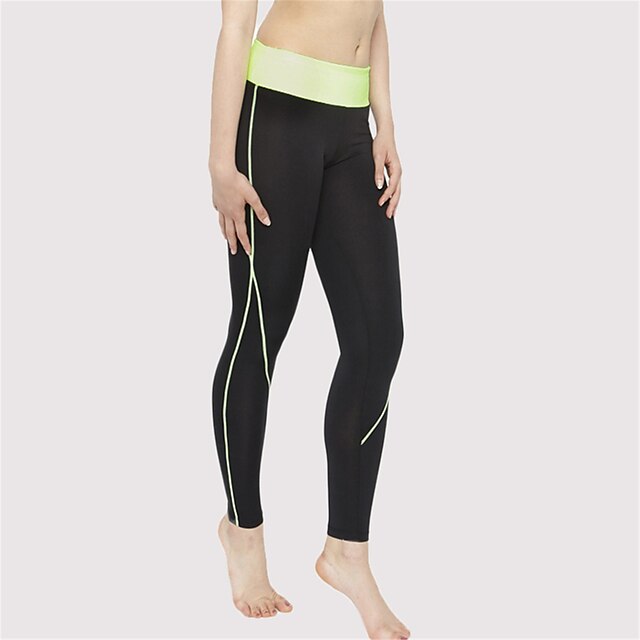  Dames Sport Sexy Spandex Fietsen Tights / Lange Broek Kleding Onderlichaam Yoga Pilates Klimmen Sportkleding Ademend Sneldrogend Compressie Comfortabel Hoge Elasticiteit