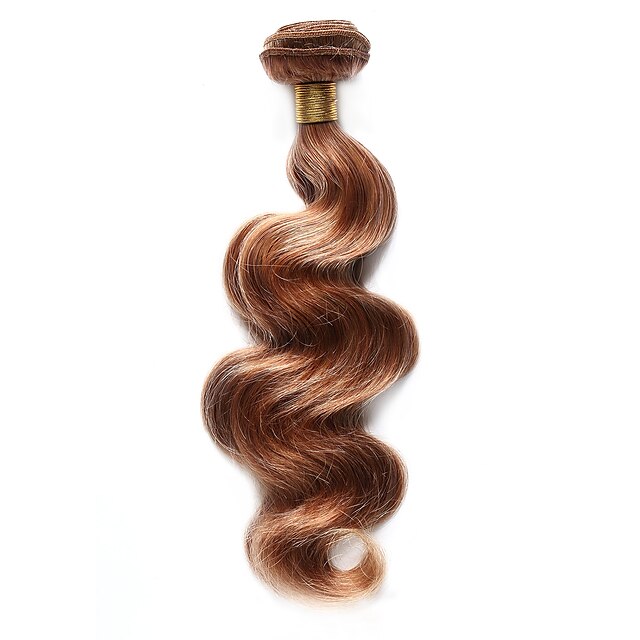  1pc tres jolie body wave human hair 10 18inch blonde auburn frost color 27 30 human hair weaves