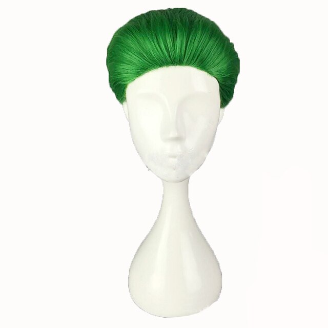  Cosplay Parykker Syntetiske parykker Lige Ret Paryk Kort Grøn Syntetisk hår Dame Grøn