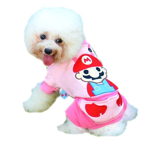  Cute Cartoon Pattern Jumpsuits for Pets Dogs (Assorted Sizes and Colours)