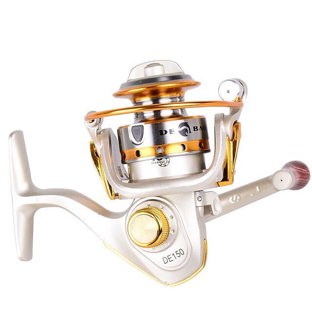  Ice Fishing Reels 5.2:1 Gear Ratio+10 Ball Bearings Bait Casting / Ice Fishing / Spinning - DE150 / Freshwater Fishing / Carp Fishing / General Fishing / Hand Orientation Exchangable