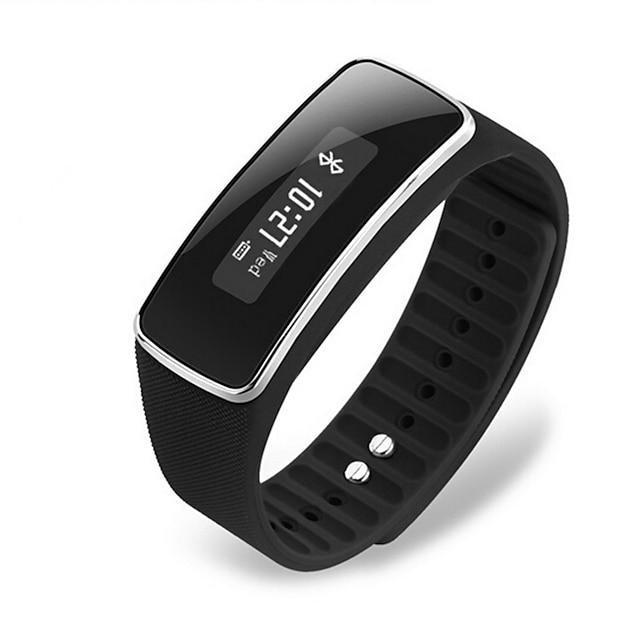  1 Smart-Armband iOS / Android / iPhone Wasserdicht / Touchscreen / Sport Finger Sensor Silikon Schwarz / Langes Standby / Bluetooth 4.0 / Kamera / Wecker / Schrittzähler