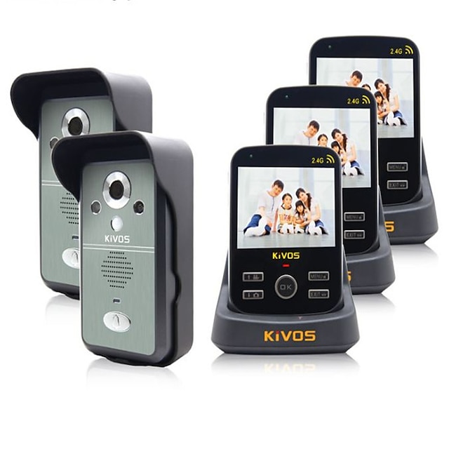  KiVOS KDB300 Wireless Home Doorbell with Photograph Videotape Unlock