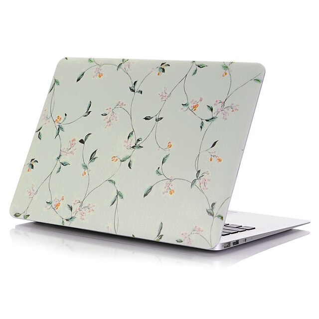  MacBook Funda Carcasas de Cuerpo Completo Flor El plastico para MacBook Pro 15 Pulgadas / MacBook Air 13 Pulgadas / MacBook Pro 13 Pulgadas