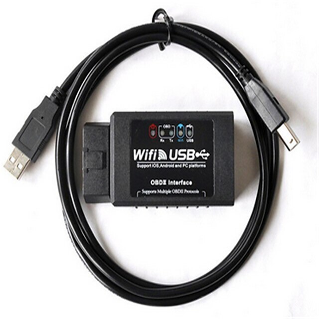  wi-fi usb ferramenta de scanner carro OBD ELM327 detector linha wi-fi veículo usb