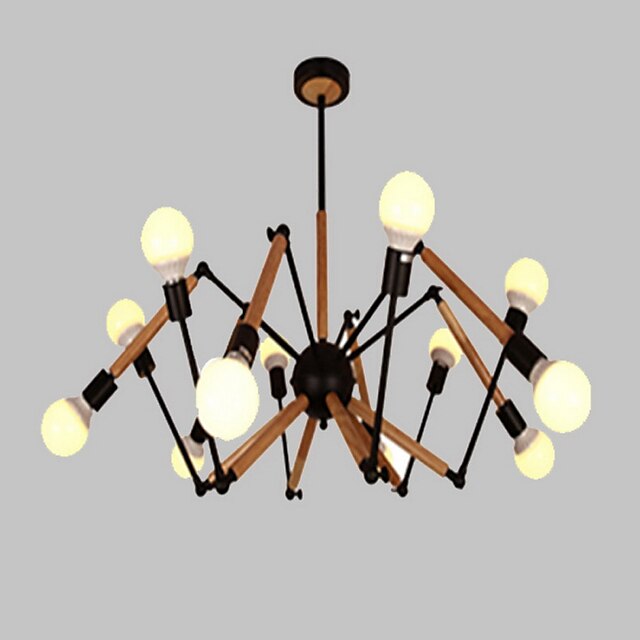  Mini Style Bulb Included Chandelier Metal Painted Finishes Modern Contemporary 110-120V 220-240V