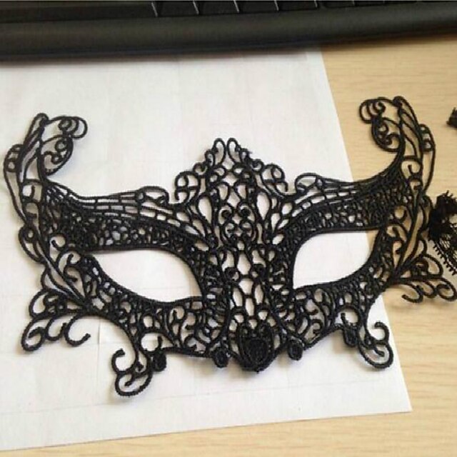  Halloween Party  Show Props Headdress Lace Erogenous Mask