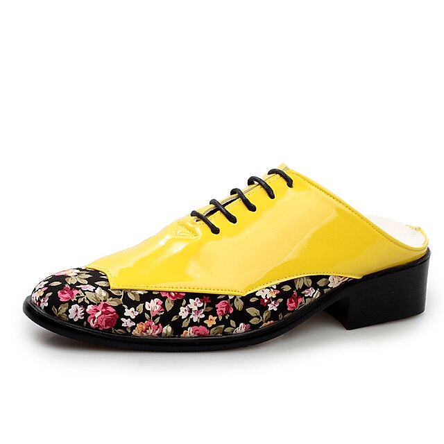  Heren Comfort schoenen PU Lente / Herfst Sneakers Anti-slip Geel / Rood / Groen / Veters