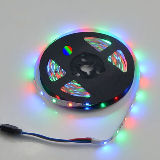  5M SMD2835 RGB Color 60led/M Non-waterproof Flexible Strip Light(DC12V)