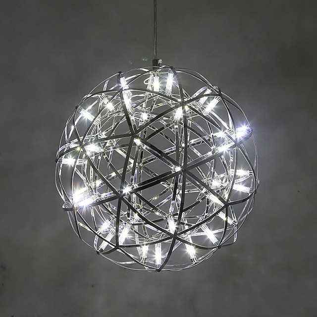 Lights & Lighting Pendant Lights | 30 cm Pendant Light Metal Globe Painted Finishes 110-120V 220-240V - DE82803