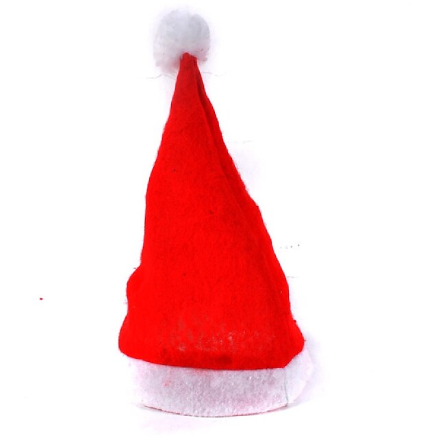  adulto vermelho os chapéus comuns Natal chapéus de Santa chapéus do Natal cap crianças